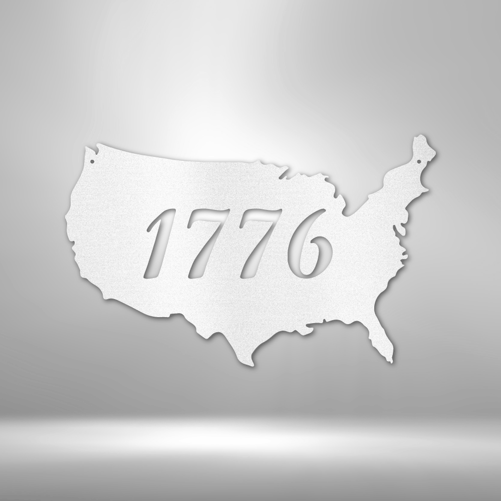 1776 -Steel Sign