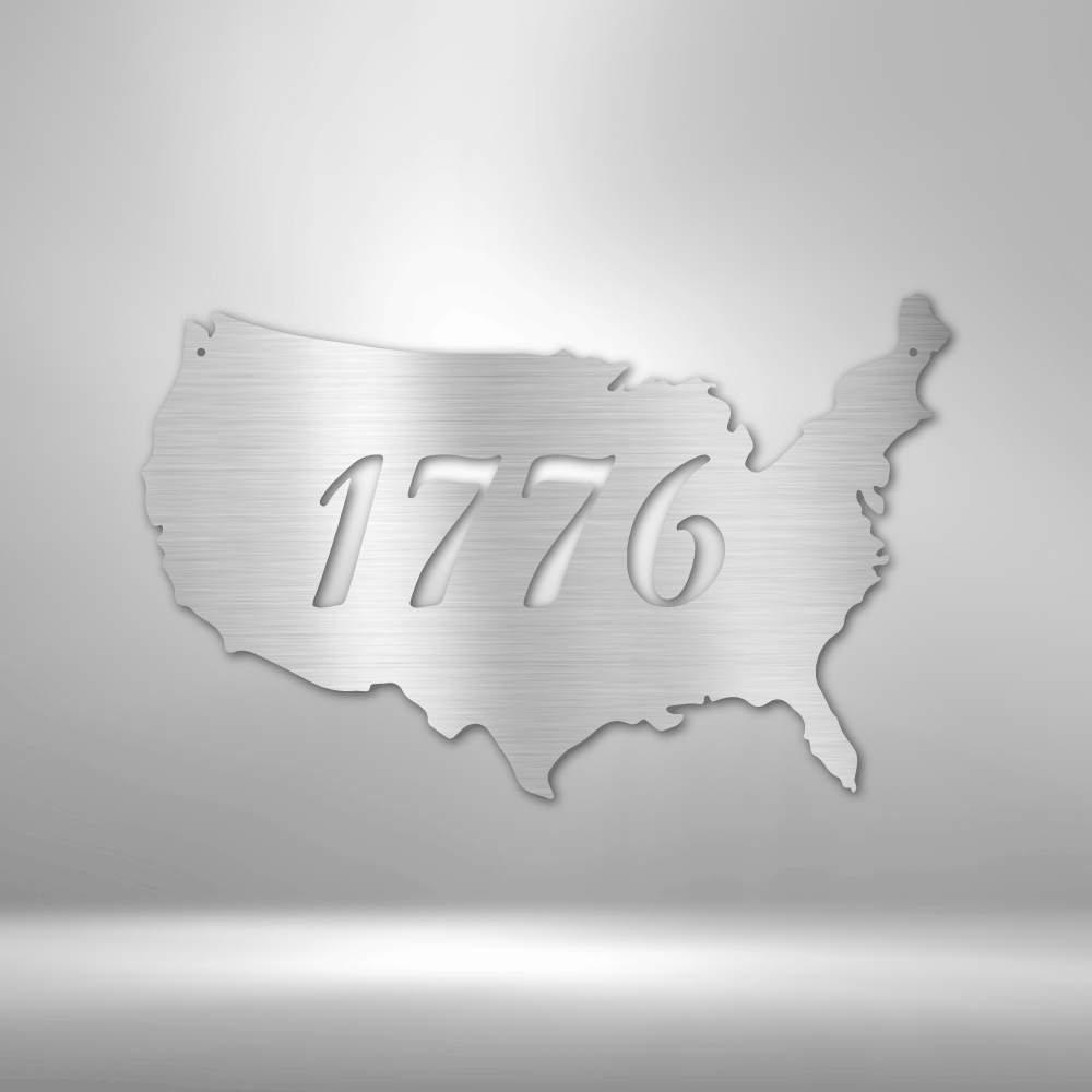 1776 -Steel Sign