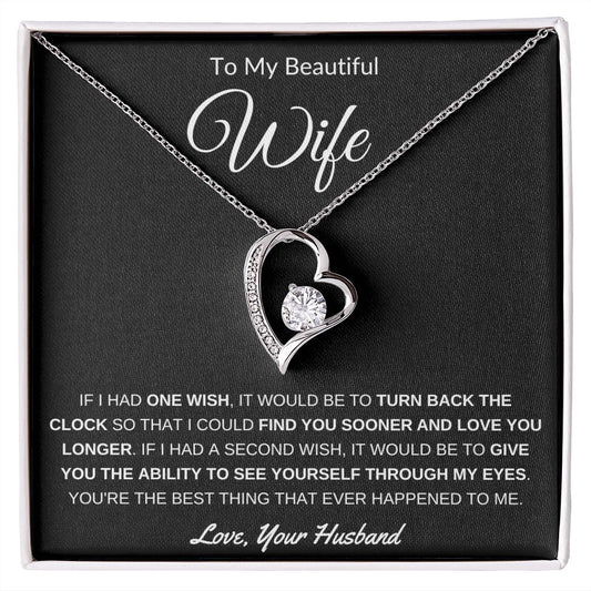 Beautiful Wife Forever Love Necklace